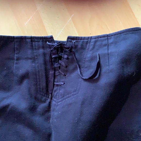 Lauren Jeans Co denim long skirt 8 - Picture 4 of 9
